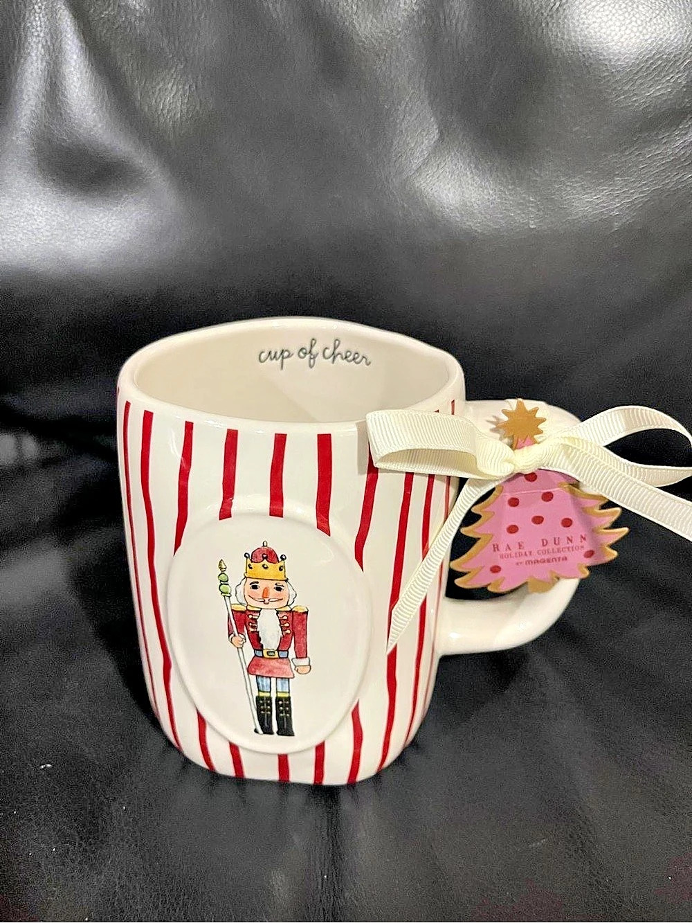 Christmas Rae Dunn Mug - Christmas Rae Dunn Nutcracker cup of cheer Mug